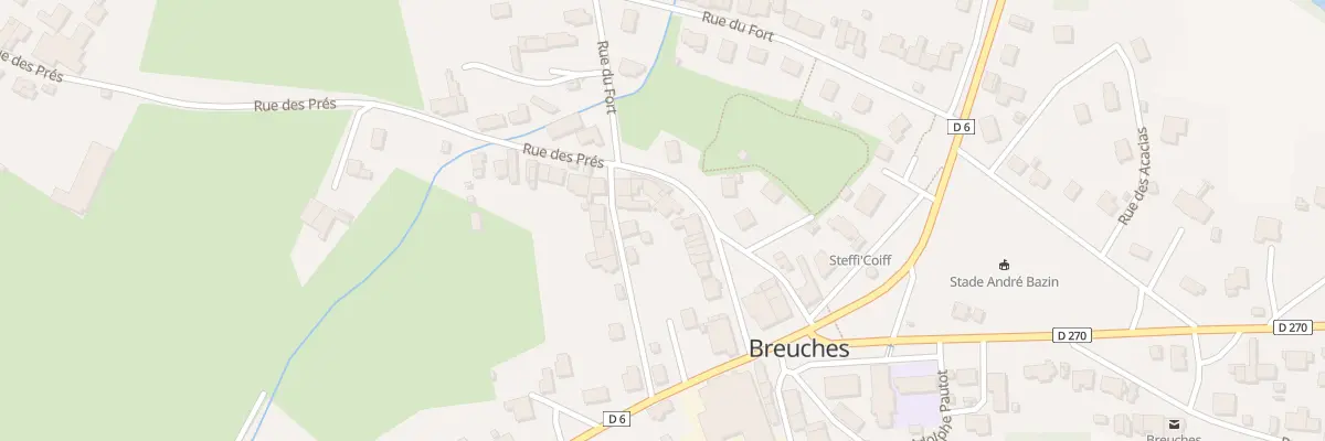 Plan du 8 Rue des Pres à Breuches