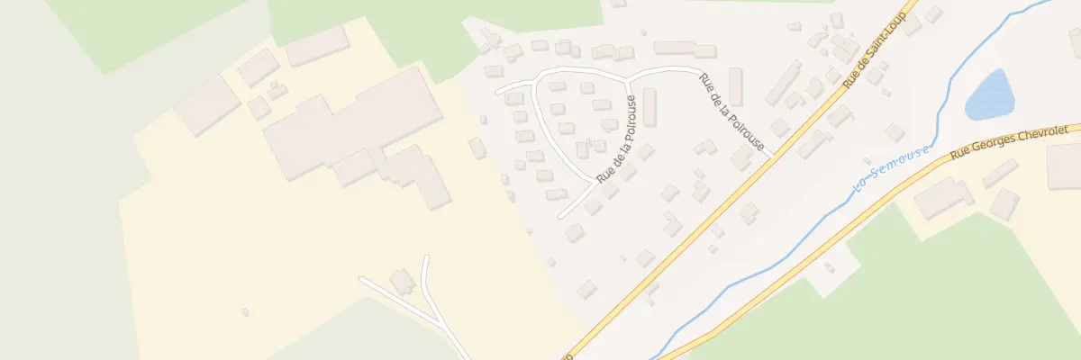 Plan du 14 Rue de la Poirouse à Aillevillers-et-Lyaumont