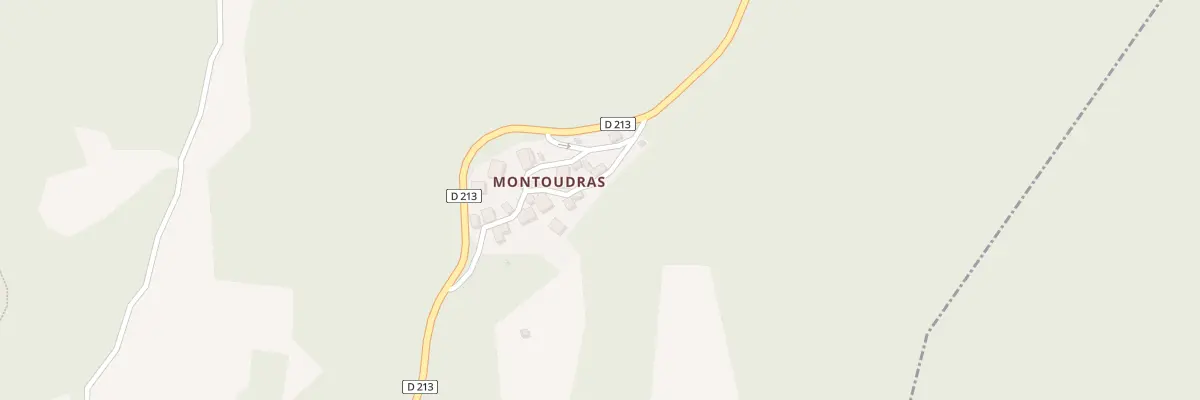 Plan du 5503 Montoudras à Saint-Martin-sur-la-Chambre