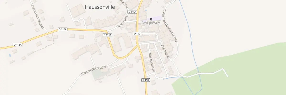 Plan du 23 Grande Rue à Haussonville