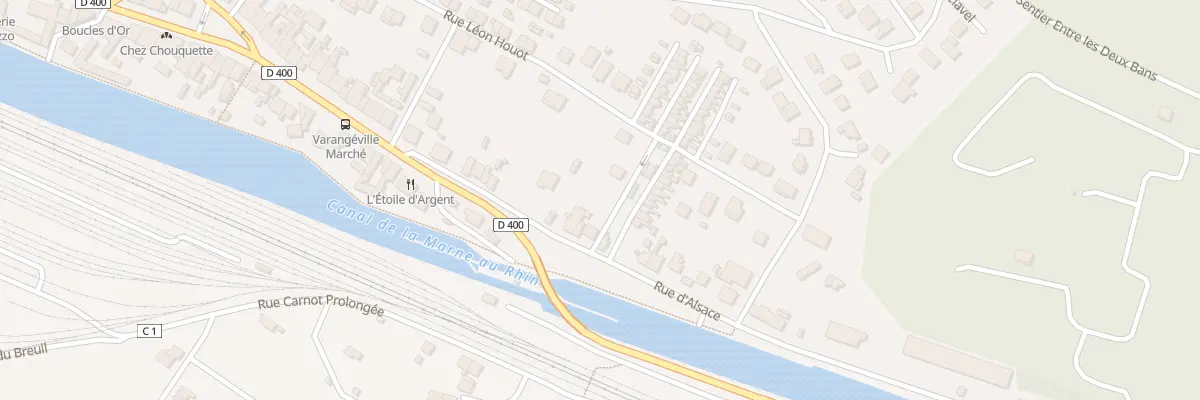 Plan du 7 Rue d’Alsace à Varangéville