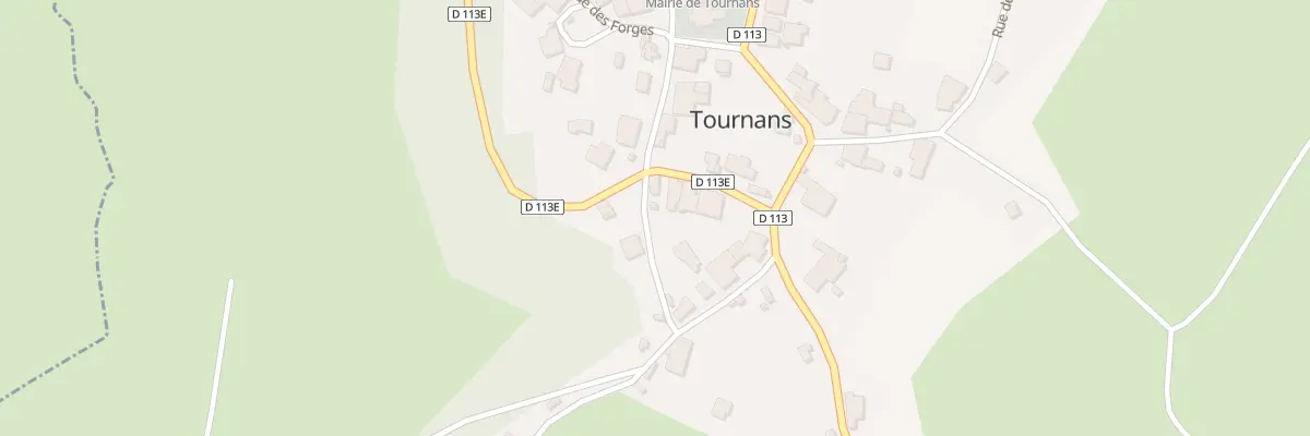 Plan du 1 Chem du Mont de Vaux à Tournans