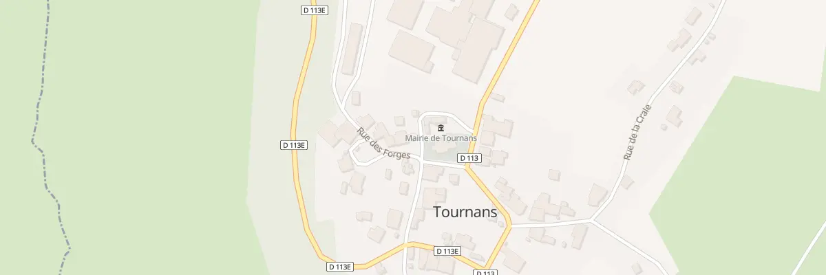 Plan du 4 Rue des Forges à Tournans