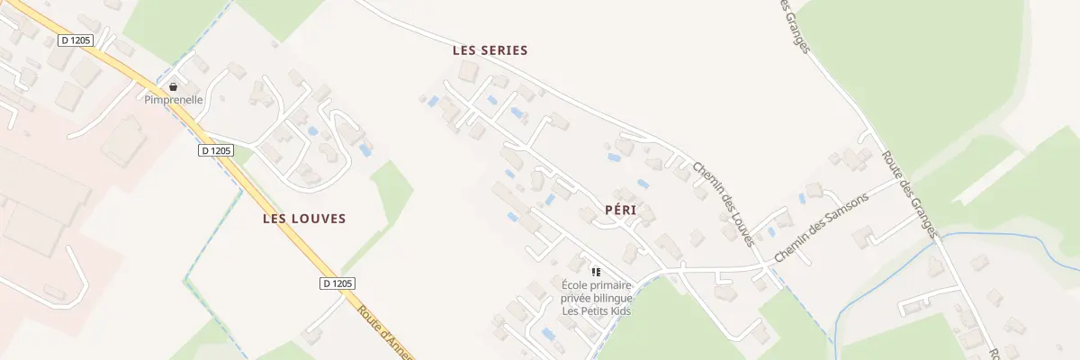 Plan du 227 Che des Samsons à Contamine-sur-Arve