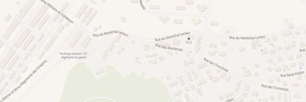 Plan du 39 Rue du Maréchal Leclerc à Valdahon