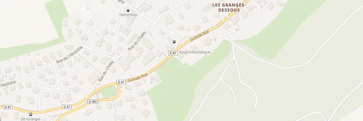 Plan du 29B Grande Rue à Granges-Narboz