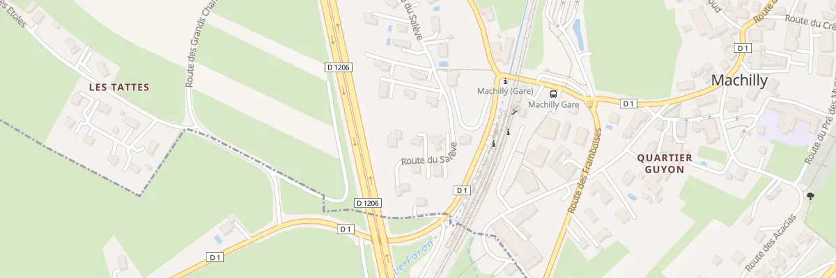 Plan du 486 Rte du Salève à Machilly