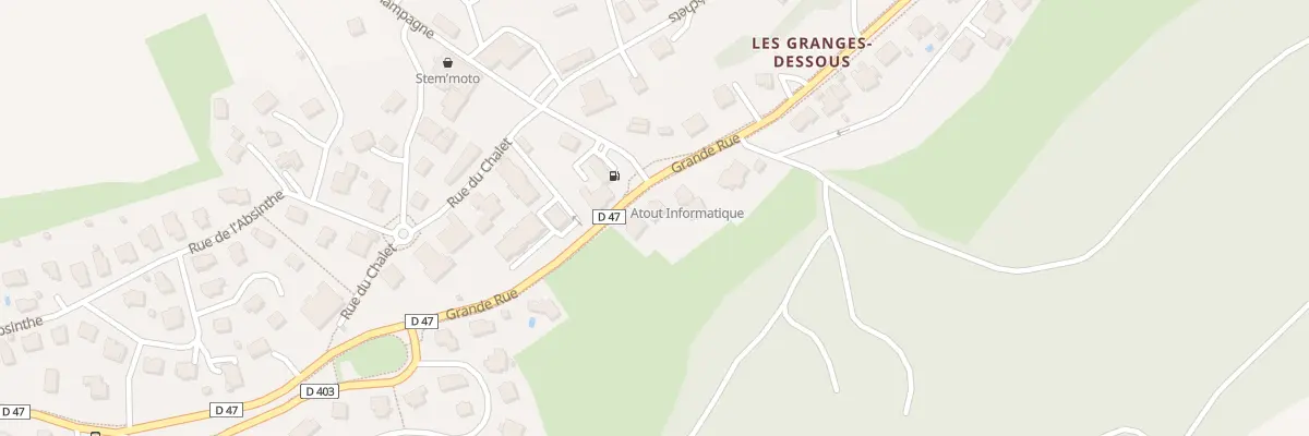 Plan du 27B Grande Rue à Granges-Narboz