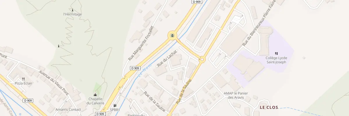 Plan du 9 Rue du Lachat à Thônes