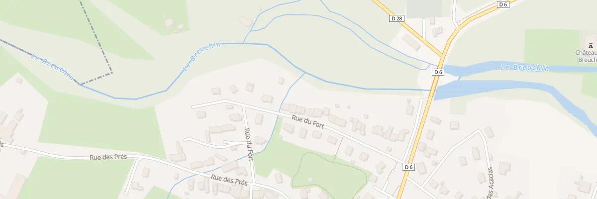 Plan du 16 Rue du Fort à Breuches