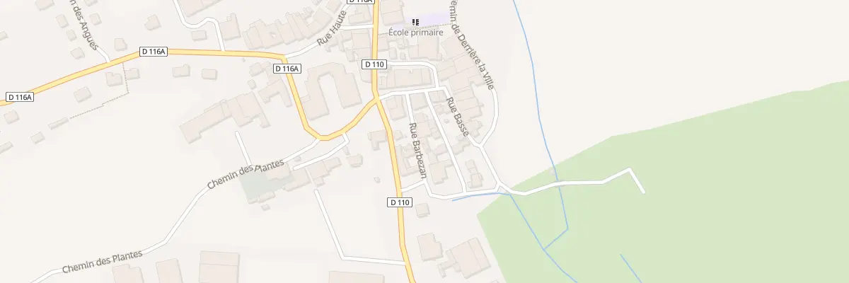 Plan du 4 Rue Barbezan à Haussonville