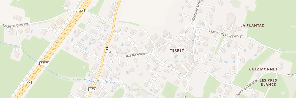 Plan du 123 Rue de la Croix de Terret à Saint-Cergues