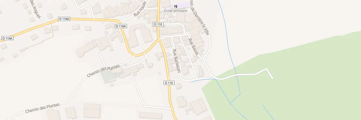 Plan du 4B Rue Barbezan à Haussonville