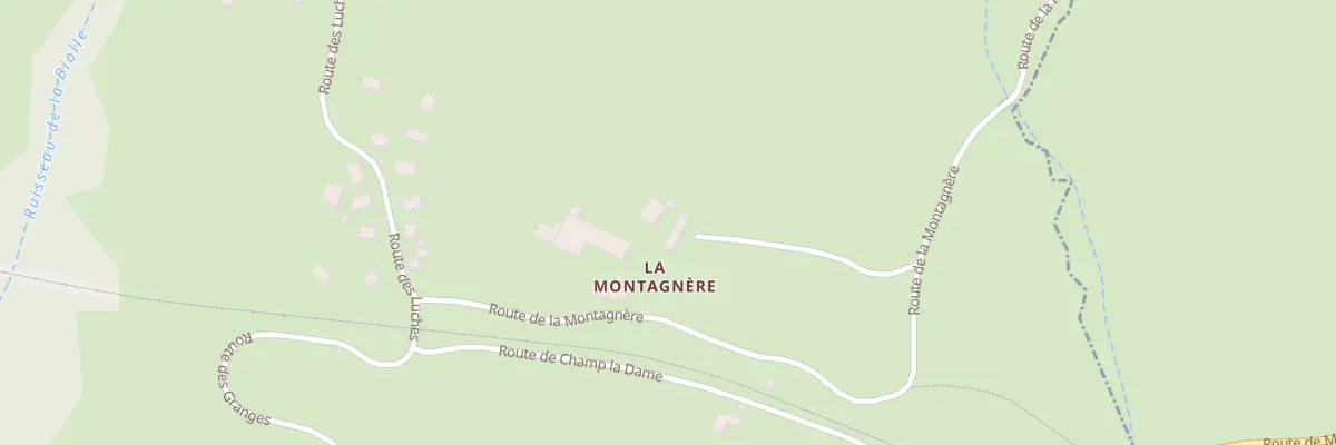 Plan du 594 Rte de la Montagnère à Saint-Sixt