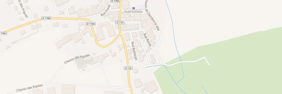Plan du 2 Rue du Petit Barbezan à Haussonville
