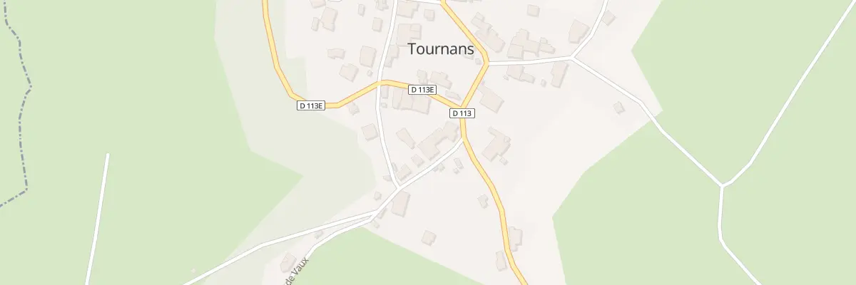 Plan du 4 Rue de la Chapelle à Tournans