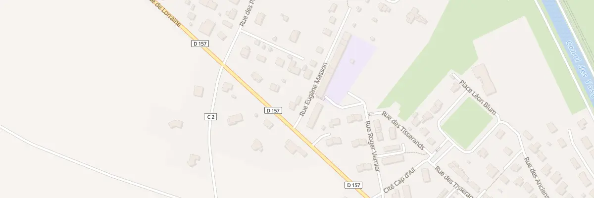 Plan du 1 Rue Eugène Masson à Vincey