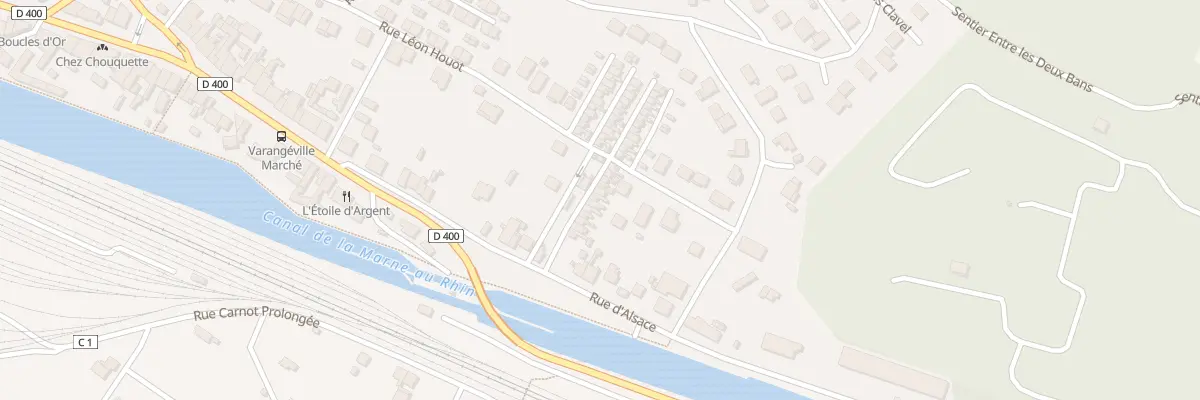 Plan du 14 Rue Claude Debussy à Varangéville