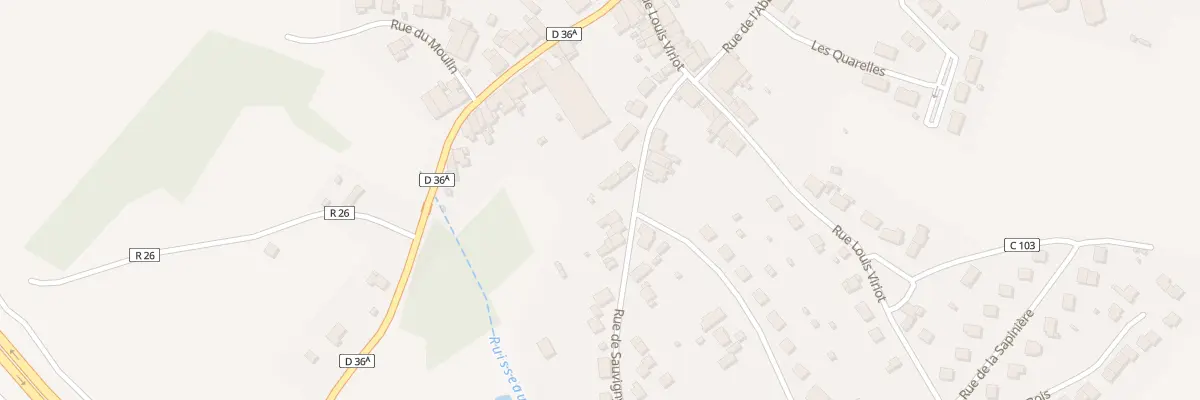 Plan du 6 Rue de Sauvigny à Vincey