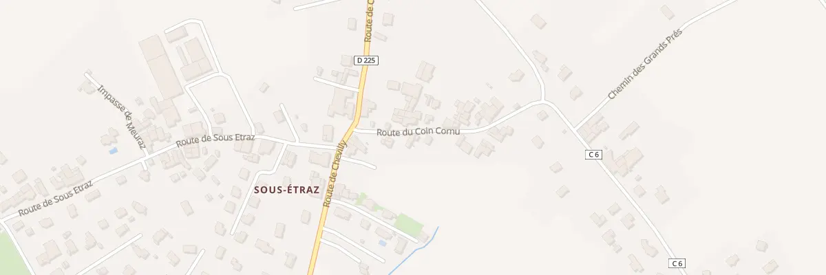 Plan du 8 Rte du Coin Cornu à Massongy