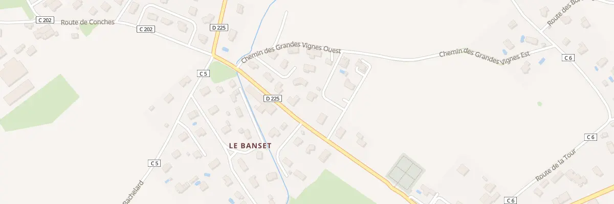 Plan du 40 Rte de Brolliet à Massongy