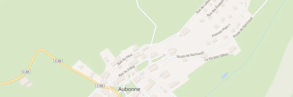 Plan du 5045 Au Village à Aubonne