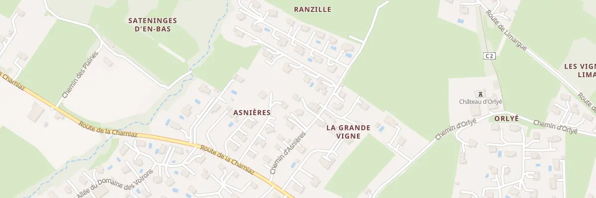 Plan du 139 Che d’Asnières à Bonne