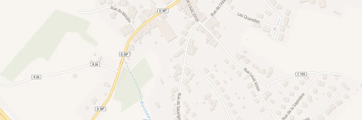 Plan du 8 Rue de Sauvigny à Vincey