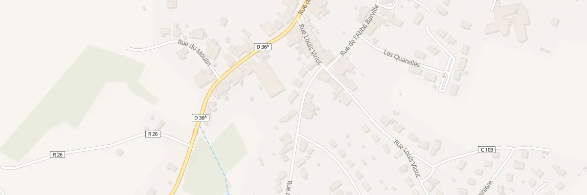Plan du 2B Rue de Sauvigny à Vincey