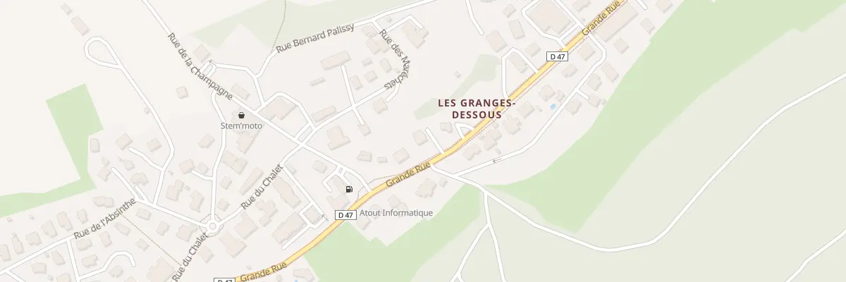 Plan du 20 Grande Rue à Granges-Narboz