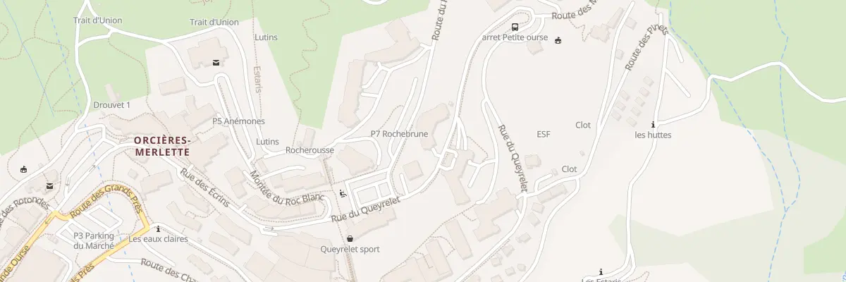 Plan du 5610 Merlette à Orcières