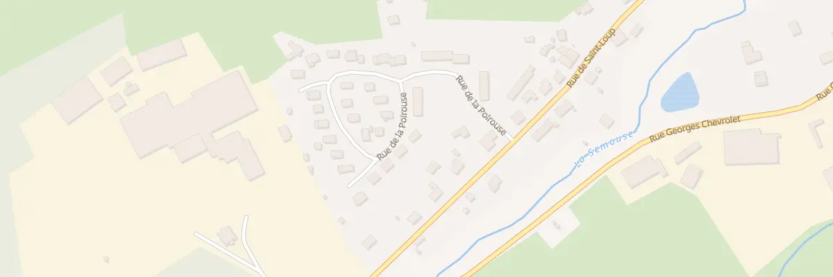 Plan du 20 Rue de la Poirouse à Aillevillers-et-Lyaumont