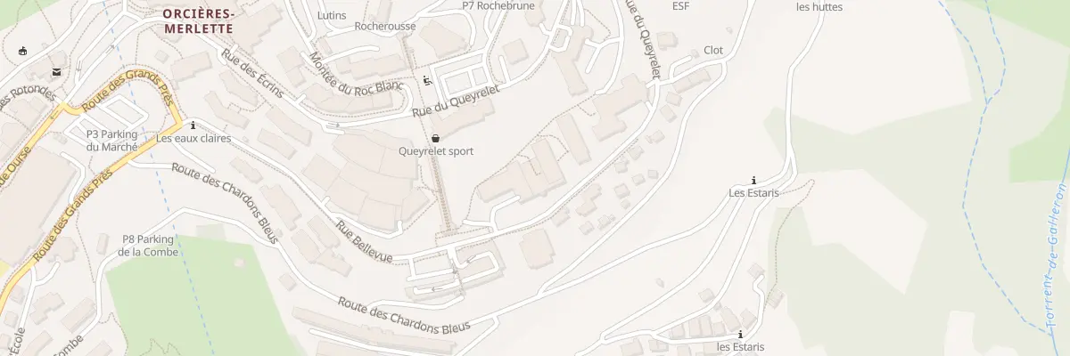 Plan du 341 Rue Bellevue à Orcières