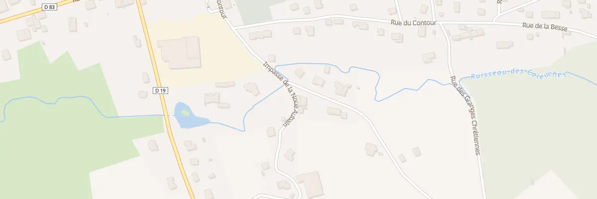 Plan du 2 Imp de la Noue Aubain à Corbenay
