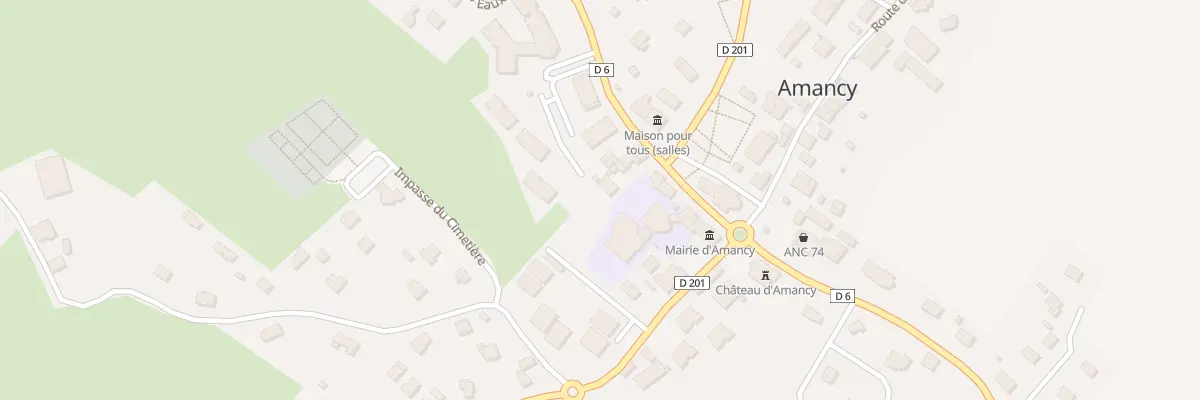 Plan du 85 Rte de Cornier à Amancy