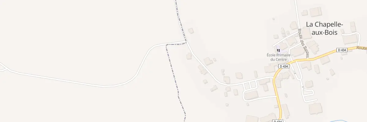 Plan du 21 Rte de Gremifontaine à La Chapelle-aux-Bois