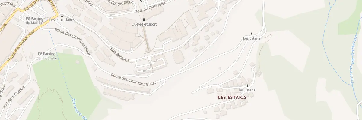 Plan du 372 Rue Bellevue à Orcières