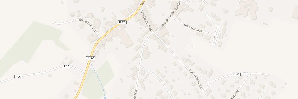 Plan du 1 Rue de Sauvigny à Vincey