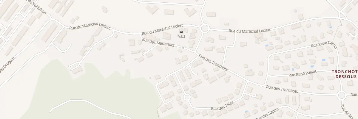 Plan du 11 Rue des Martenots à Valdahon