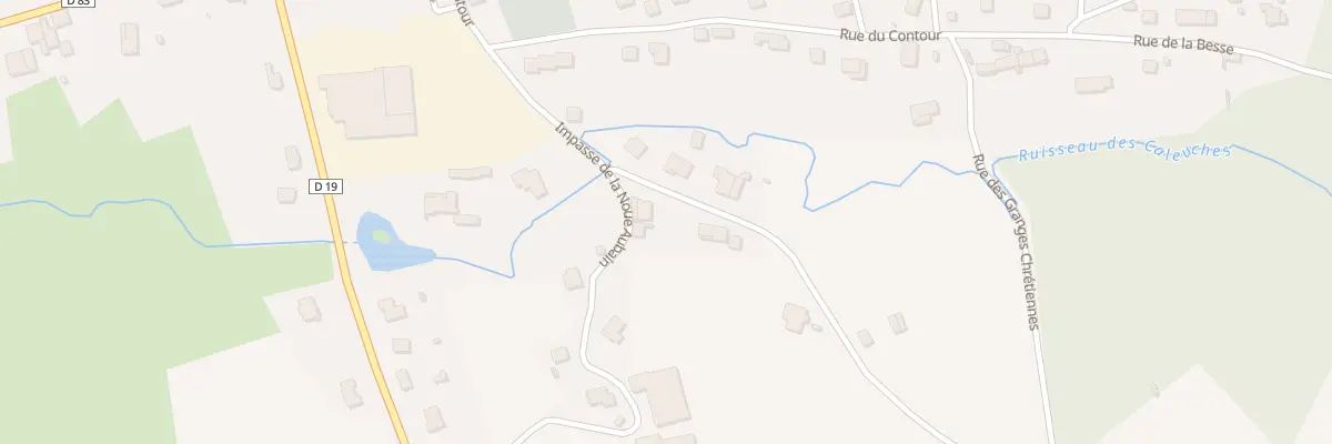 Plan du 4 Imp de la Noue Aubain à Corbenay