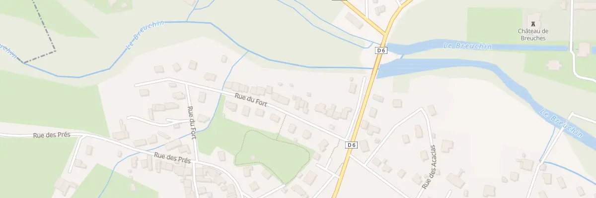 Plan du 8 Rue du Fort à Breuches