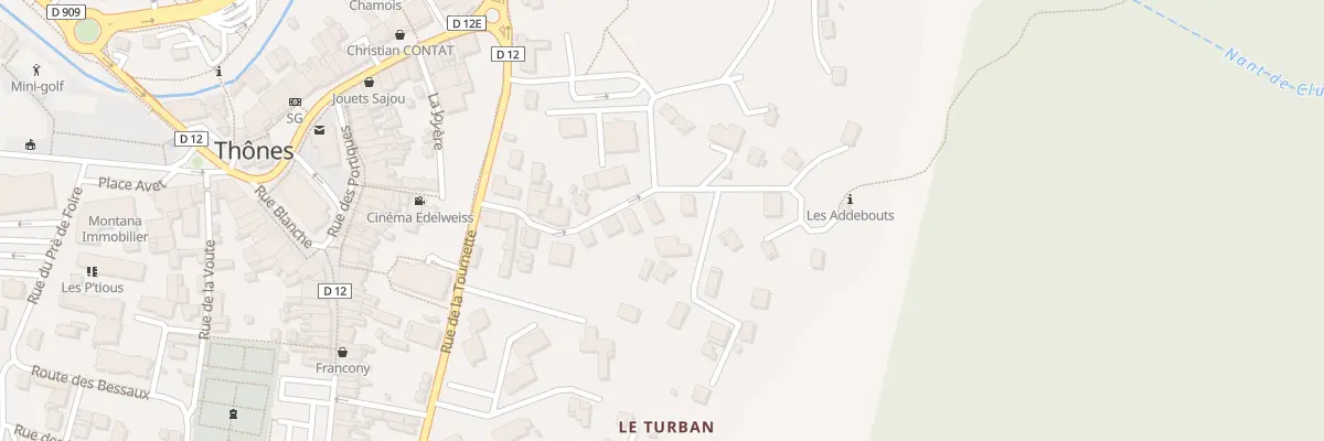 Plan du 20 Che du Mont à Thônes