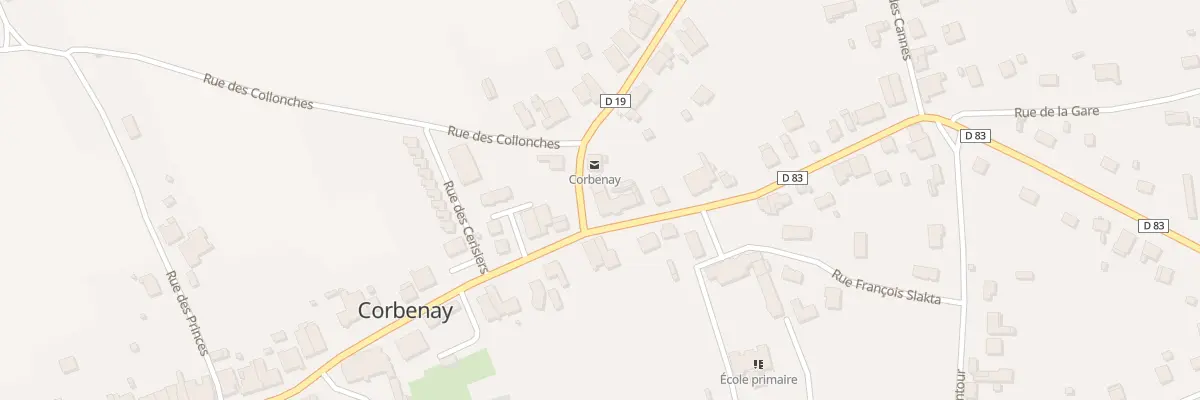 Plan du 1D Rue Gilbert Duhaut à Corbenay