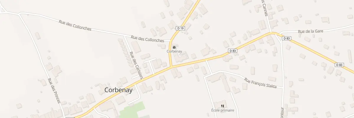 Plan du 1B Rue Gilbert Duhaut à Corbenay