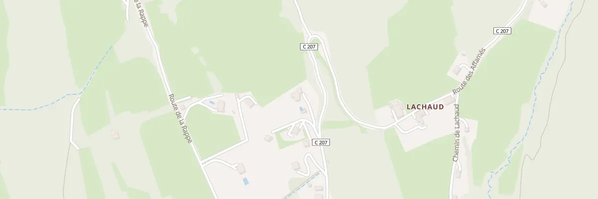 Plan du 127 Rte des Affamés à Lucinges