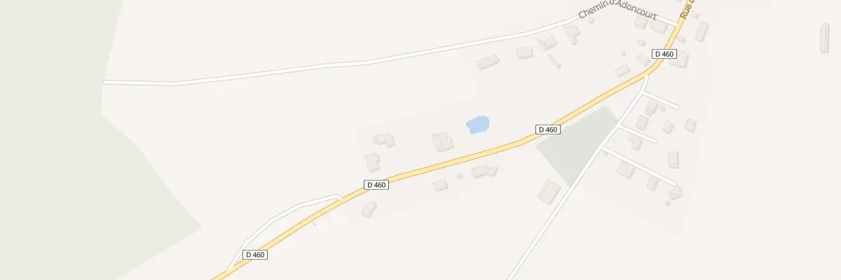 Plan du 634 Rue de Darney à Chaumousey