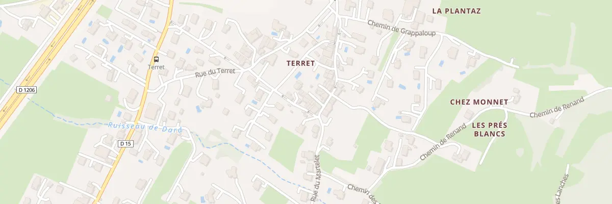 Plan du 247 Rue de la Croix de Terret à Saint-Cergues
