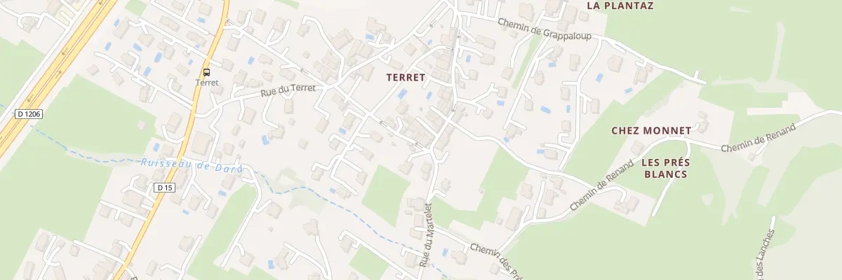 Plan du 273 Rue de la Croix de Terret à Saint-Cergues