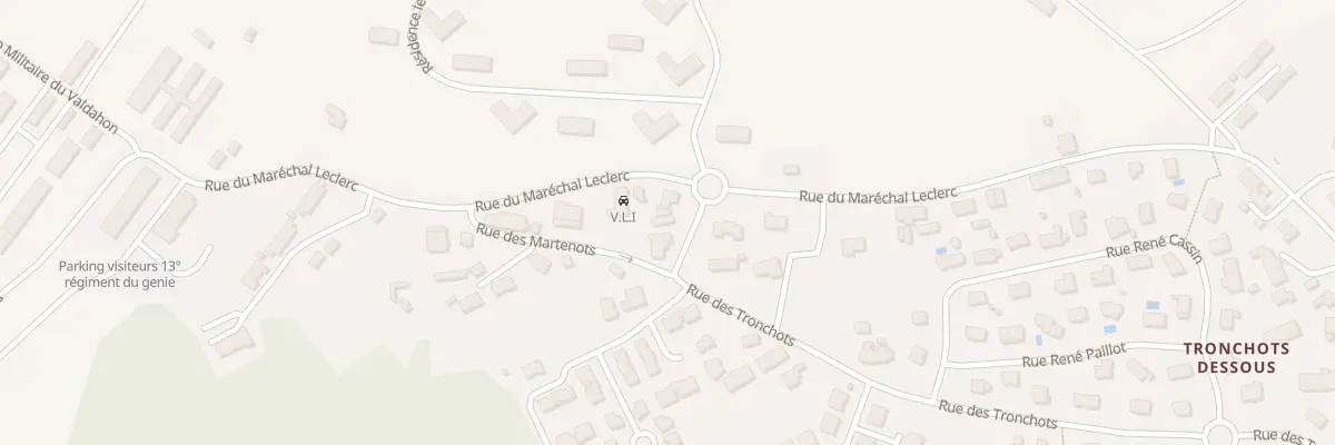Plan du 23 Rue du Maréchal Leclerc à Valdahon