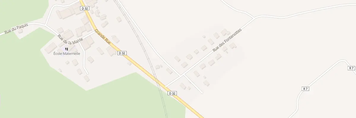 Plan du 76 Rue des Fontenottes à Langley
